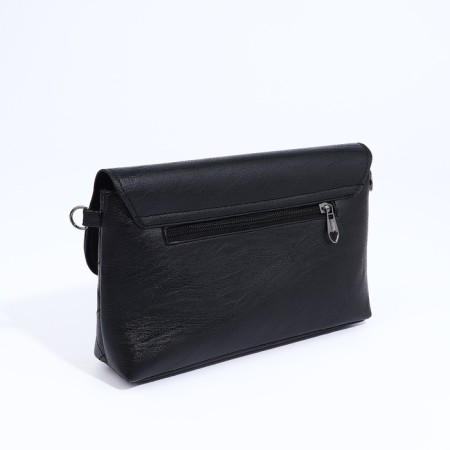 Bag-clate on magnet, long belt, black color-2
