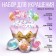 Easter set for decorating the cake "Tenderness", 18.5 x 16 x 1 cm