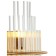 Wall lamp Eclipse 2xg9 LED 5W, size 25x15x48 cm, bronze color