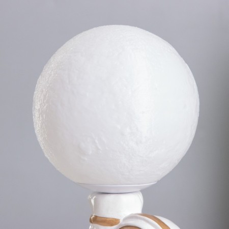 Table lamp "Cosmonaut with moon" 1x40W E14 white/gold 12.5x12.5x33cm-5