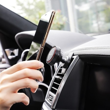 Car holder Borofone BH12, to the deflector, universal, magnetic, black-5