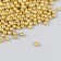 Set of beads "needlework" plastic, diameter 4 mm, 25 g, gold