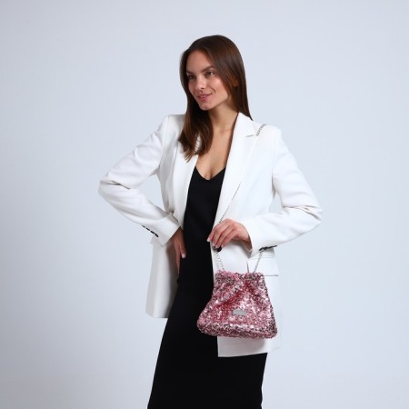 Bag-clate on the magnet, the color is pink-6