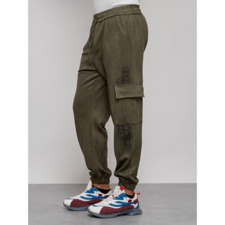 Joggers Sports Men, size 48, Khaki color-8