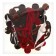 Decorative element on the rope "Joy" 2 balls, d = 1.5 cm, set 18 pcs., Mix color