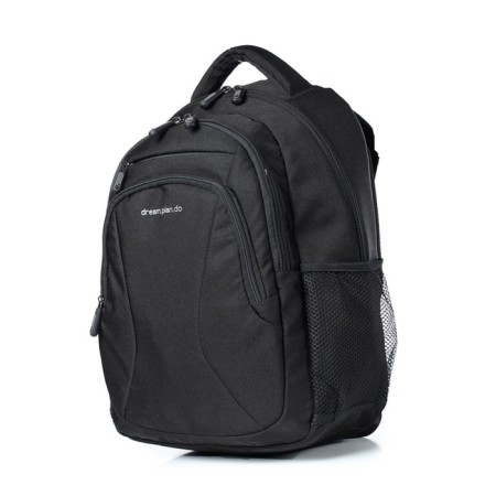 Youth backpack, synthetic fabric, 305x415x140 cm, black