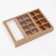 Box for sweets, craft, 17.5 x 17.5 x 4 cm