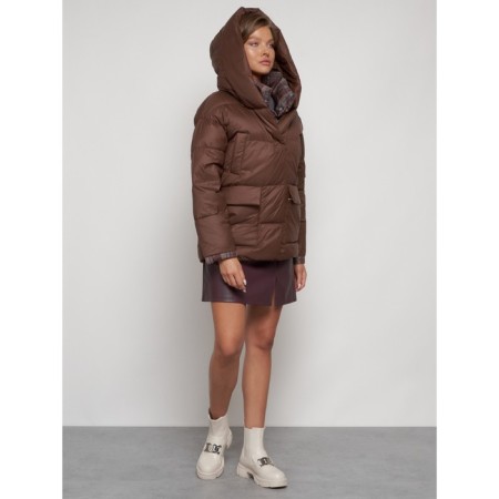 Winter jacket, size 48, brown color-6