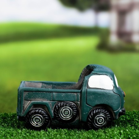 Pot "Truck Vill" Green, 13.5x8x7cm-2