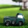 Pot "Truck Vill" Green, 13.5x8x7cm