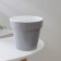 Flower pots with an insert "Porto", 1 l, color gray color