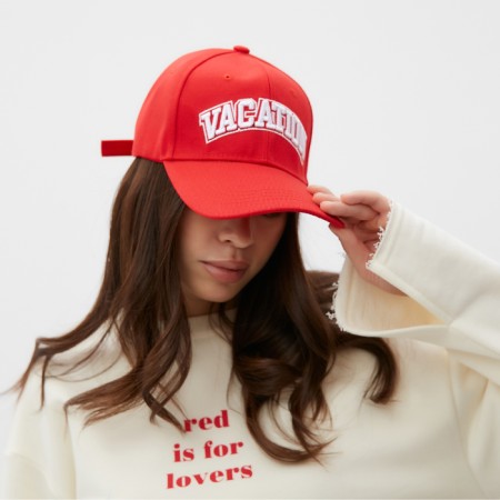 MIST "VACATION" baseball cap, red color, size 56-58-3