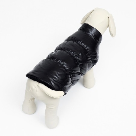 Dog jacket "Shine", S (DS 25, OG 37, Osh 24 cm, up to 5 kg), black-3