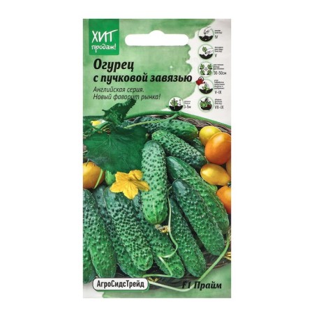 Seeds Cucumber "Prime", 5 pcs