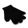 The glove for wool on the left hand made of neoprene with elongated cloves, light blue