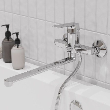 Bath mixer IDDIS SIGN Sigsbl2i10wa, long spout, chrome-1
