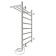 The electric heated tower "Sanprise" Aurora P8, 500x800 mm, right, white