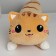 Soft toy-podushka "Cat", 75 cm, redhead color