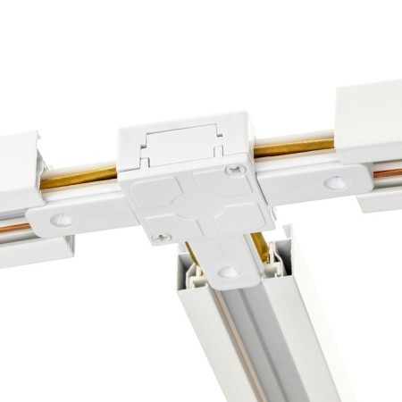 Connector Track-th for the connecting t-shaped t-shaped hard artline plastic/copper Bel 59747 0-6