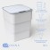 Garbage bin Savanna, folding, 18 l, white color