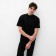 Men's T -shirt Mist Men’s Casual Size 48, black
