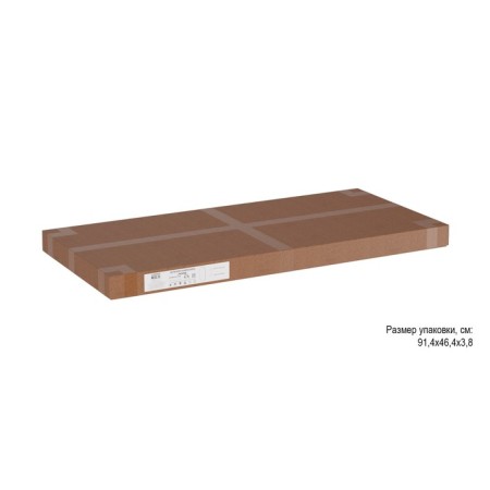 Wall mirror "Nord", 900 × 450 × 16 mm, Amber oak color-4