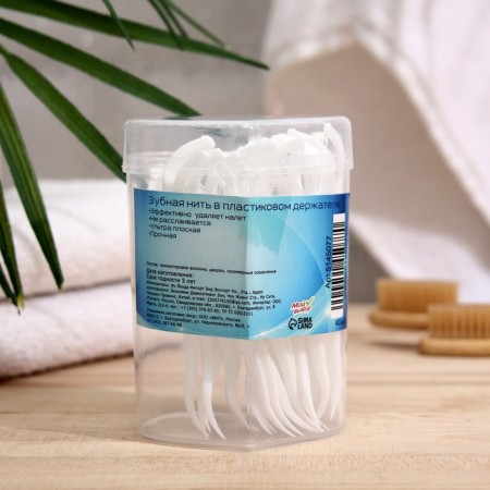 Tooth thread in a plastic holder, involuntarily, 40 pcs.-1