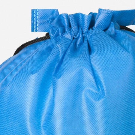 Bag for shoes on the lace, blue color-2