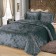 A set with a veil "Galaxia": size 240x260 cm, 50x70 cm - 2 pcs, color blue