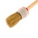 Round brush MTX 82076, natural bristles, wooden pen, 30 mm