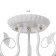 Chandelier 669621/3 E27 40W white 59x59x33 cm Bayerlux