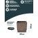 Kashpo for flowers and plants, chocolate 20x20x20cm, 6.5l