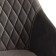 Bremo Mod chair. 708 fabric/metal, 58x55x83cm, gray 26/black