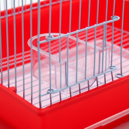 Poultry cell equipped BD-1/4F, 30 x 23 x 39 cm, red (packing 12 pcs)-5