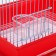 Poultry cell equipped BD-1/4F, 30 x 23 x 39 cm, red (packing 12 pcs)