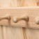 Mange "Classic" 4 hooks, linden, 35x2.5x6.5 cm wicker