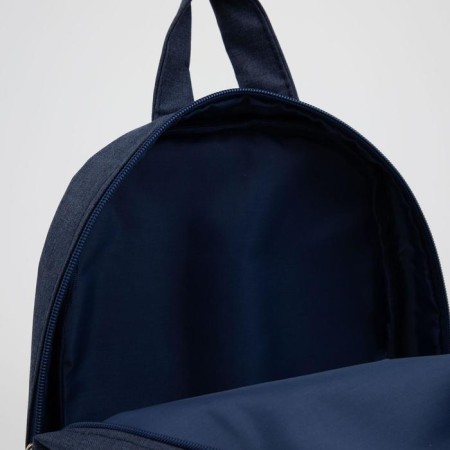 Baby backpack on lightning, external pocket, reflective strip, blue color-5