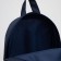 Baby backpack on lightning, external pocket, reflective strip, blue color