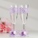 Set on the table of the newlyweds "Harmony", lilac