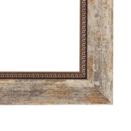 Frame for paintings (mirrors) 21 x 30 x 4.4 cm, plastic, calligrata 6744, tree with white and gold patina-2