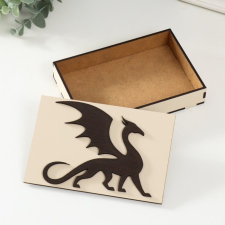 Casket "Dragon" 15x10x3 cm-1