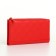 Women's wallet on magnets, red color