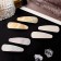 Invisibility for Herty hair (set 6 pcs) marble, 5.5 cm, mix