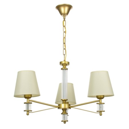 Chandelier 1091/3GD 40W E27 gold 60x60x38-78 cm
