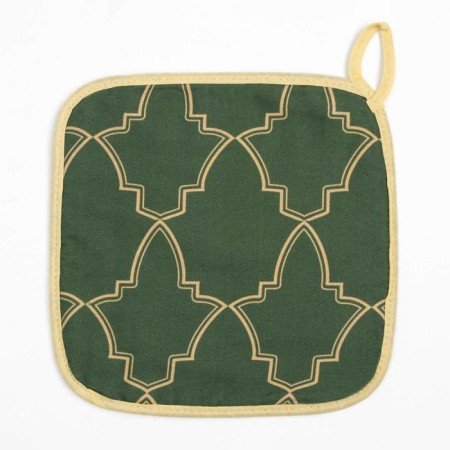 Set "Gold Ornament" mittens-seging 20x28cm, seize 19x19cm, 100% HL, Vatin 250g/m2-3