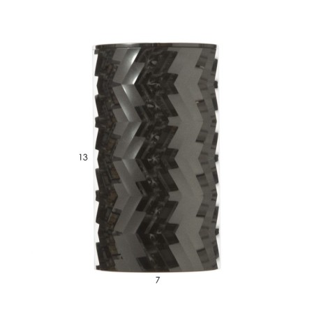 Lamp "Aster" GU10 black chrome 7.5x7.5x13 cm-3