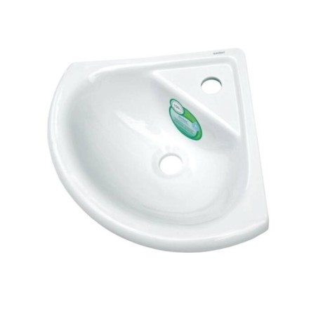 Washbank Santeri "Radian" 1.3130.9.s00.10b.0, 480 x 405 mm, corner, white
