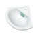 Washbank Santeri "Radian" 1.3130.9.s00.10b.0, 480 x 405 mm, corner, white