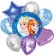 A set of balloons "Happy Birthday", cold heart