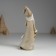Suvenir Polystone "Santa Claus with a heart on a hat with gifts/Christmas tree" 5.5x4.5x15.5 cm